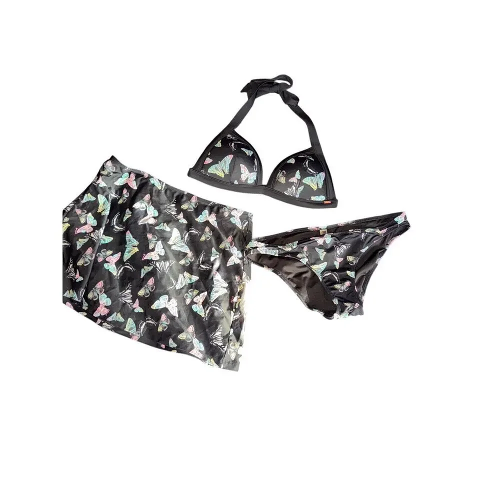 PINK VICTORIAS SECRET 3PC BIKINI SET size M Medium